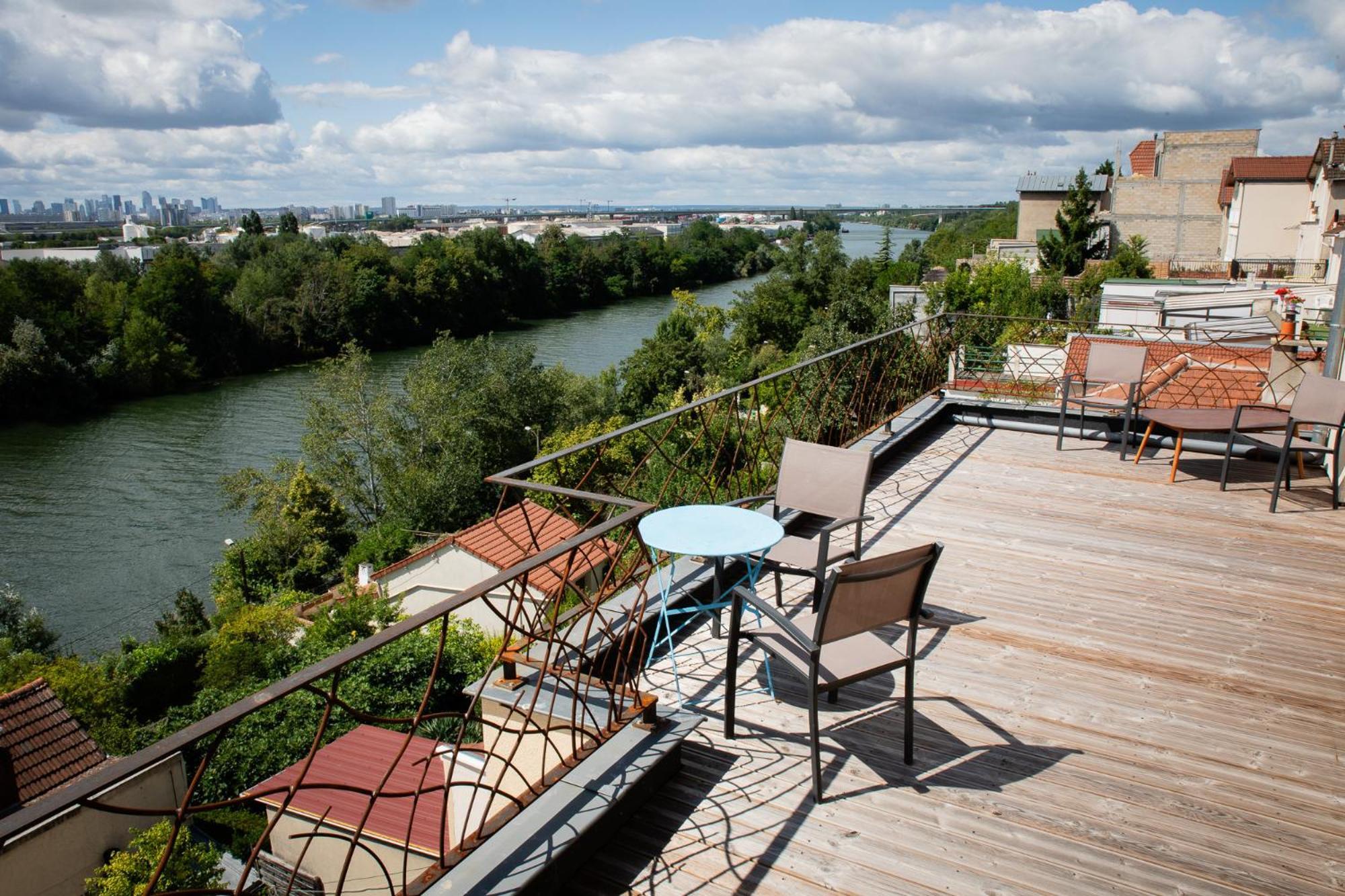 L'Atelier Sur Seine Acomodação com café da manhã Épinay-sur-Seine Exterior foto